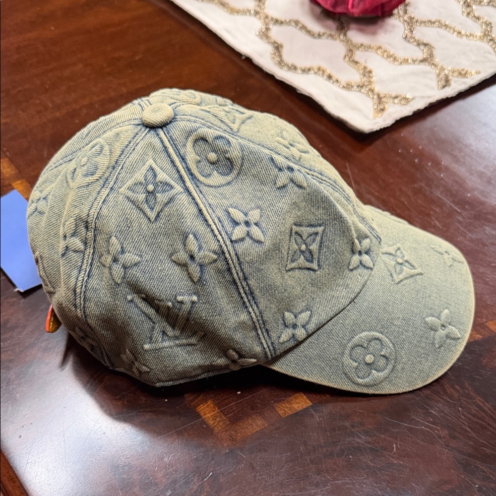 Fashion Bug Denim Monogram Cap